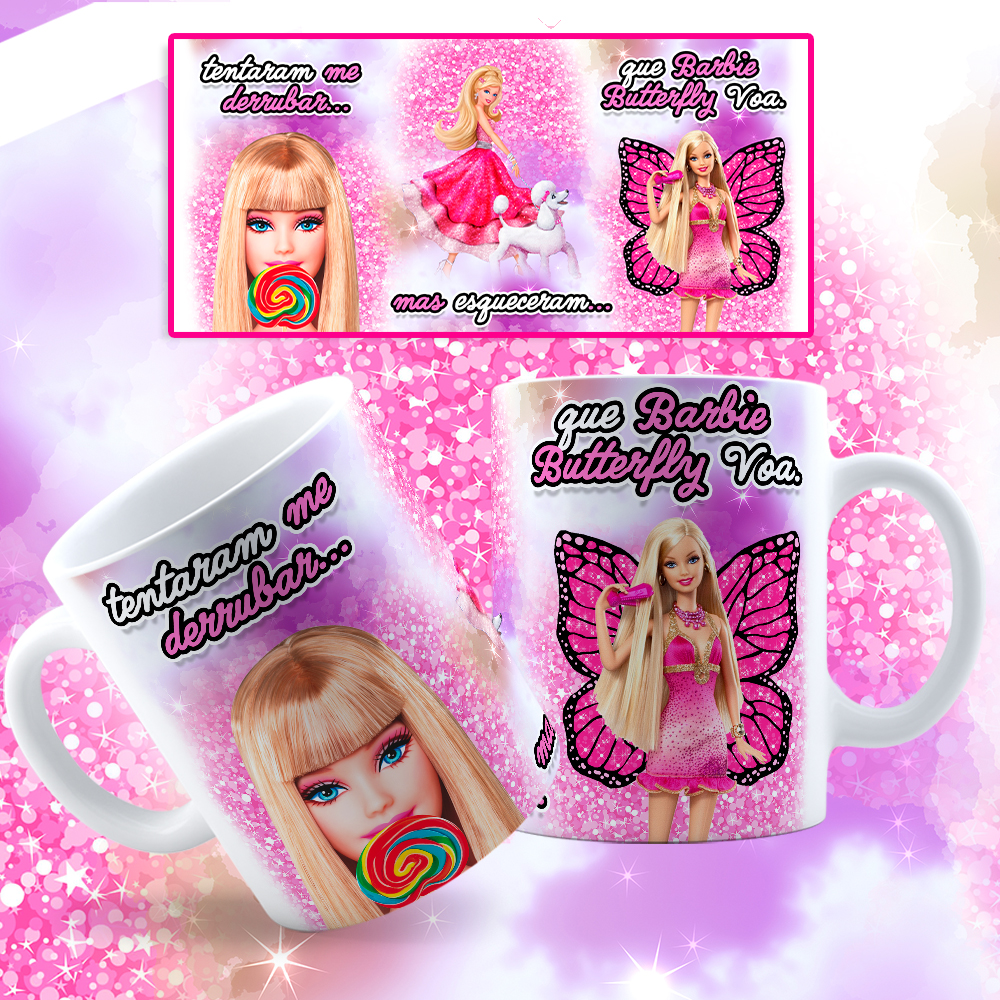 Caneca barbie fada